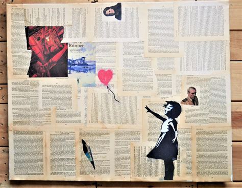 Banksy Canvas Girl With Balloon Original One Of A Kind Artist Signed ...