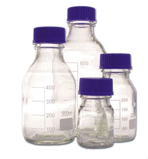 STANDARD STEEL Transpresent Reagent Bottle With Screw Cap, For ...