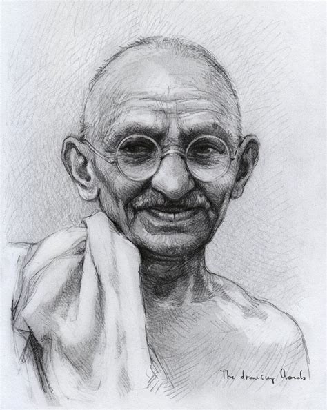 Mohandas Karamchand Gandhi by thedrawinghands on DeviantArt | DRAWINGS ...