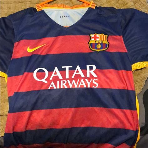 Nike | Shirts | Neymar Jr Barcelona Jersey | Poshmark