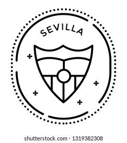 Sevilla FC Logo Vector (.EPS) Free Download