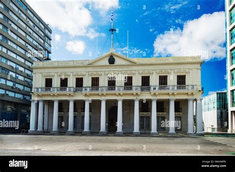 Estevez Palace on the Independence Square in Montevideo, Uruguay ...