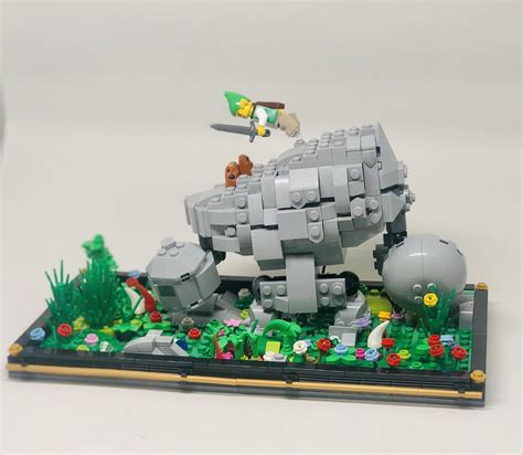 [BotW] A Stone Talus Lego MOC : r/zelda