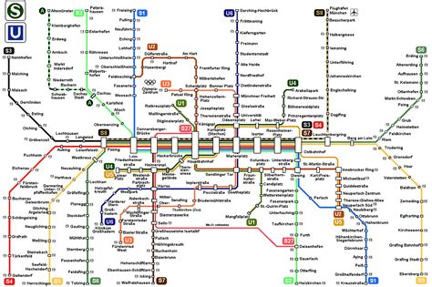 Munich U Bahn Map | Chameleon Web Services