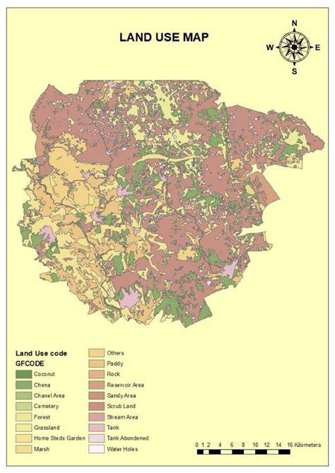 Land use map This area was consisting with different types of land use ...