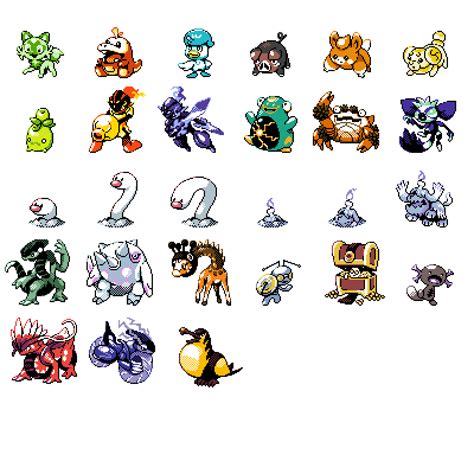 Pokemon Sprites Gen 2