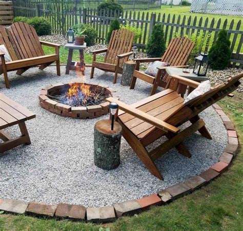 Outdoor Gravel Fire Pit Area / How To Build A Diy Patio And Fire Pit ...