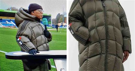 Ian Wright Wears Ginormous Adidas Coat For FA Cup Fixture – Here’s What ...