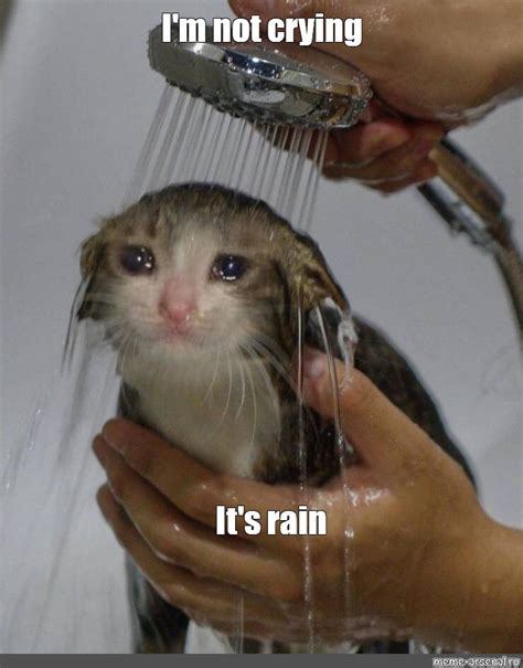 Meme: "I'm not crying It's rain" - All Templates - Meme-arsenal.com