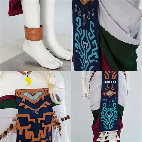 The Legend of Zelda: Tears of the Kingdom Queen Sonia Cosplay Costume ...