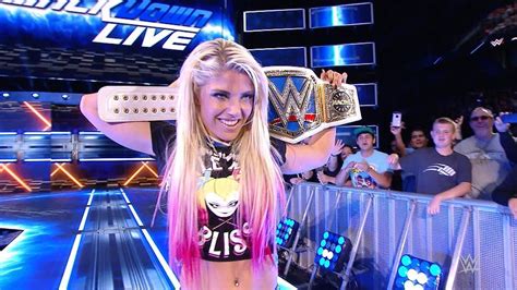 WWE Superstar Alexa Bliss reveals who suggested her iconic championship ...