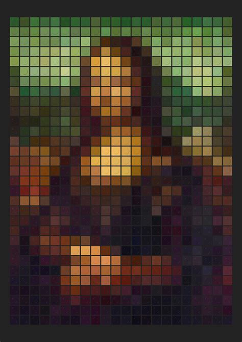 Mona Pixela - Etsy in 2024 | Pixel art, Pixel art grid, Pixel drawing