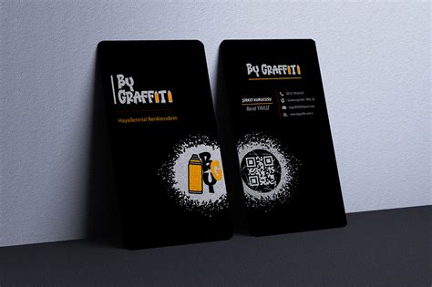 Vertical business card design on Behance