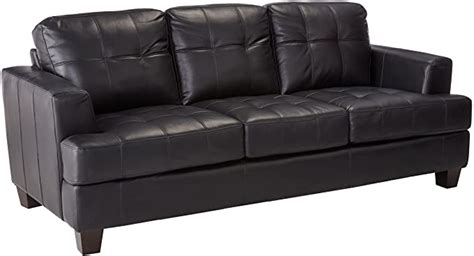 Samuel_Leather_Sofa_Black - Leather Sofa Guide