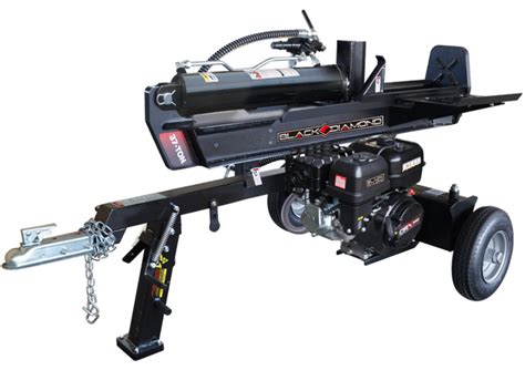 37 Ton Horizontal/Vertical Gas-Powered Log Splitter with FNA 338cc ...