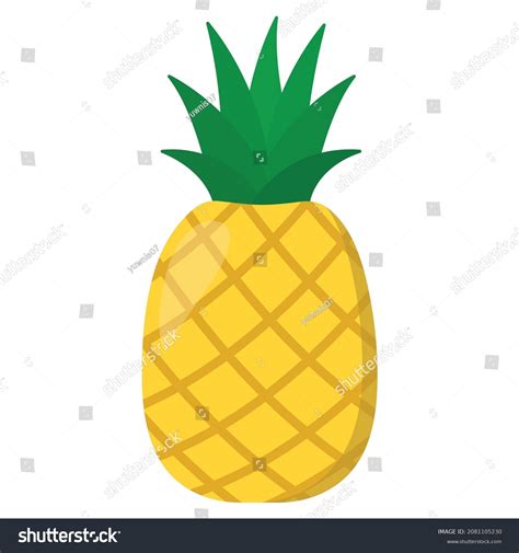 Animation Cartoon Pineapple Icon Clip Art Stock Vector (Royalty Free ...