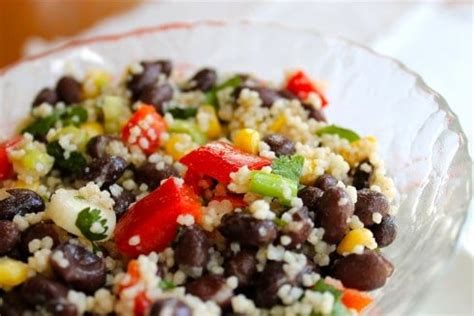 Black Bean & Couscous Salad - The Food Charlatan