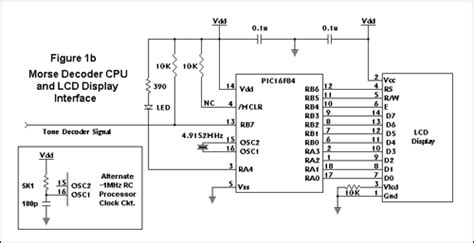 Morse Code Decoder Circuit - Using a PIC Microcontroller