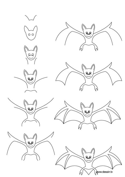 Bat Drawing Easy Step By Step at Drawing Tutorials