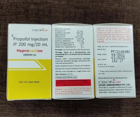 Neon Propofol Injection, 20ml at Rs 33/vial in Mumbai | ID: 26890819012