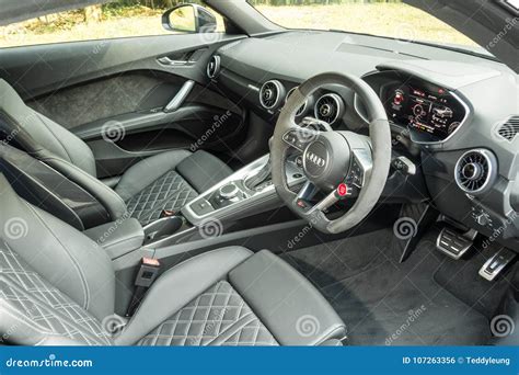 Audi TT RS Coupe 2017 Interior Editorial Photo - Image of sedan, turbo ...