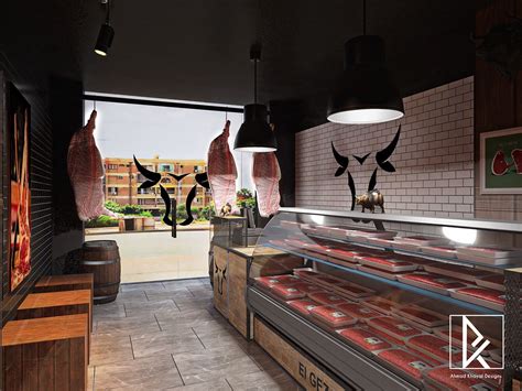 Butcher Shop on Behance | Butcher store, Butcher shop, Supermarket design