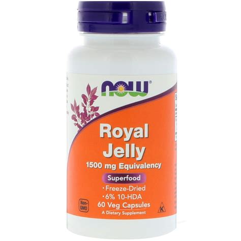 Now Foods, Royal Jelly, 60 Veg Capsules | By iHerb