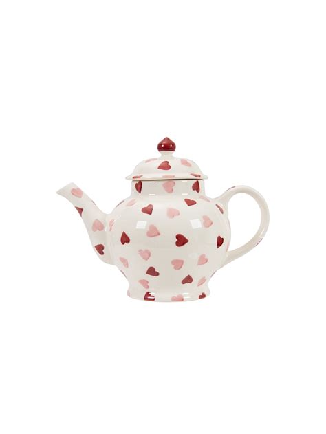 Shop Emma Bridgewater Pink Hearts 4 Mug Teapot Boxed at Weston Table