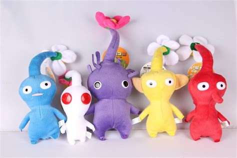 New Pikmin Plush Toy Yellow Red Blue Flower Bud Leaf Lovely Gift For ...