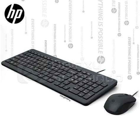 HP 150 Wired Mouse and Keyboard Combo | Lazada Indonesia