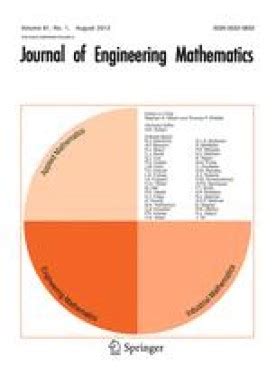 Journal of Engineering Mathematics | Volumes and issues