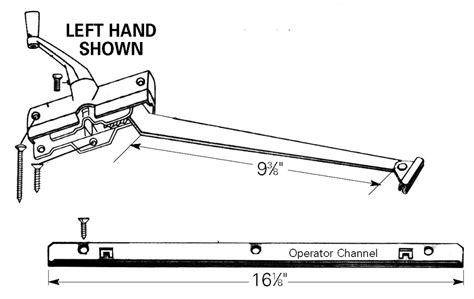 Andersen Perma-Shield Casement Operator Replacement Parts | All Window ...