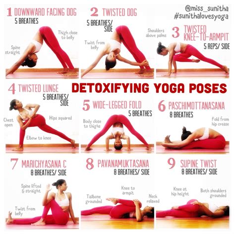 Detoxifying Yoga Poses - yoga twists and folds. @miss_sunitha # ...