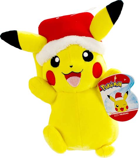 Amazon.com: Pokemon Pikachu Holiday Seasonal Plush, 8-Inch Plush Toy ...