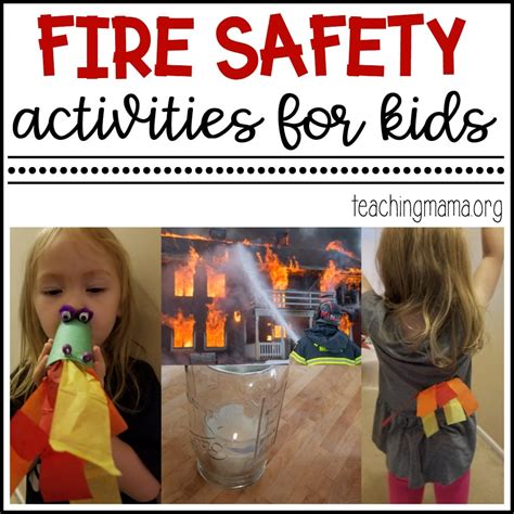 Fire Safety Activities for Kids - Teaching Mama