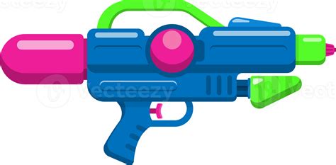 Water gun. guns toy flat design 12377708 PNG