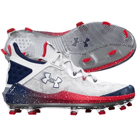 Under Armour Men's Harper 8 Elite TPU USA Molded Baseball Cleats ...