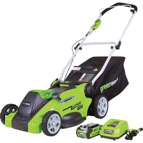 GreenWorks G-MAX 40V Cordless Lawn Mower — 16in. Deck, Model# 25322 ...