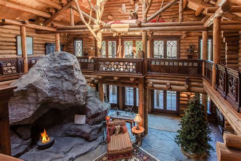 Luxury Log Cabin Living in Upstate New York - Mansion Global