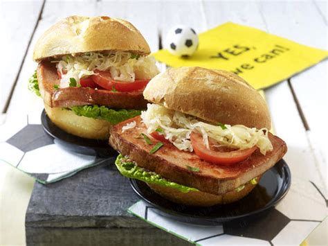 Bavarian Leberkaese Burger Snack • Great German Snack