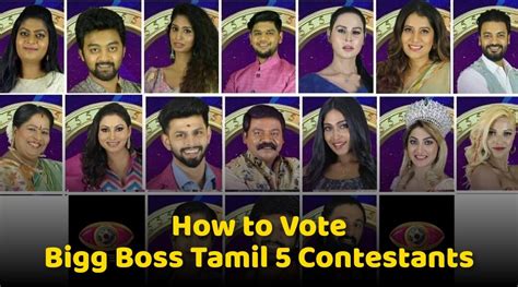 How to Vote Bigg Boss Tamil 5 Contestants, Voting Methods, Numbers