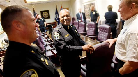 Shreveport Police traveled to Bossier City to meet the new Police Chief