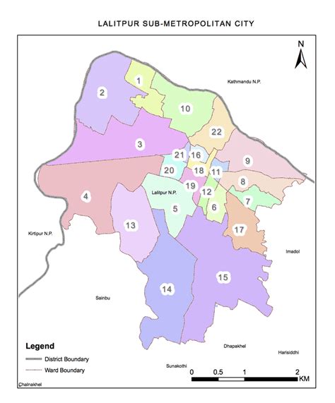 2 Map of Lalitpur Sub-Metropolitan City and Lalitpur Ward 12 The ...