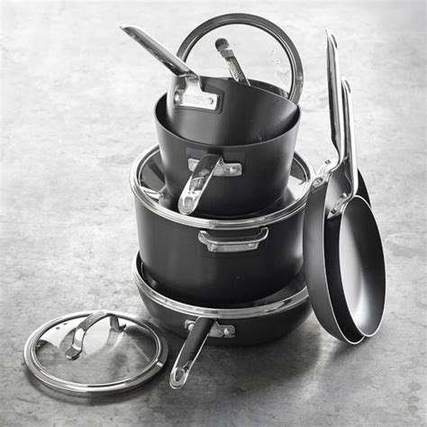 Williams Sonoma Professional Nonstick 10-Piece Cookware Set | Williams ...