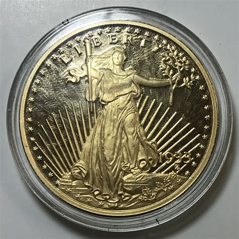 1933 $20 St. Gaudens Gold Replica Coin | Property Room