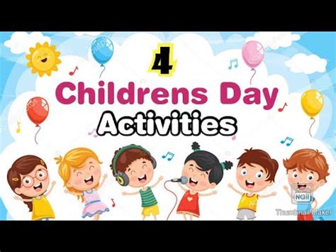 Children's Day Activities For Kindergarten