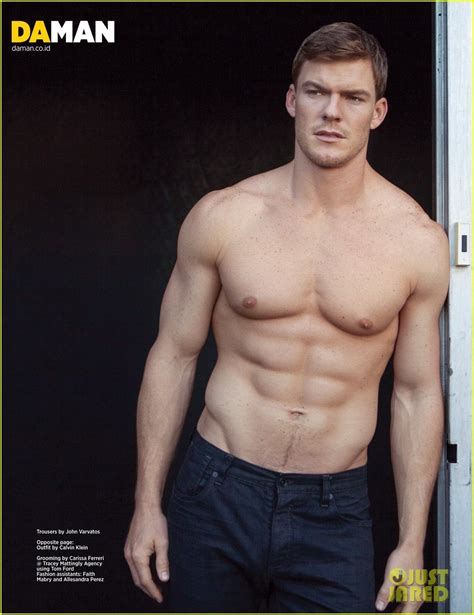 Alan Ritchson Bares Ripped Shirtless Body for 'Da Man' Mag!: Photo ...