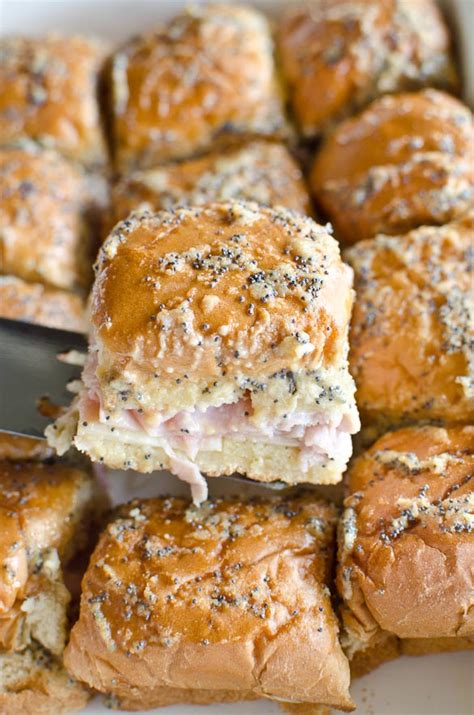 Hawaiian Roll Sliders - Baked Ham and Cheese Sliders!