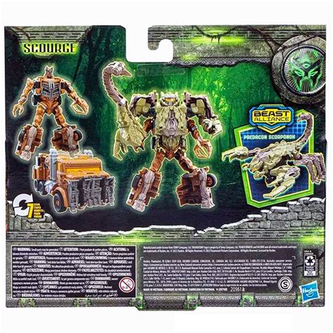 Transformers Rise of the Beast Alliance Scourge Scorponok Combiner toy ...