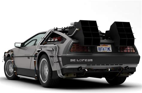 Dmc delorean time machine 3D model - TurboSquid 1246851